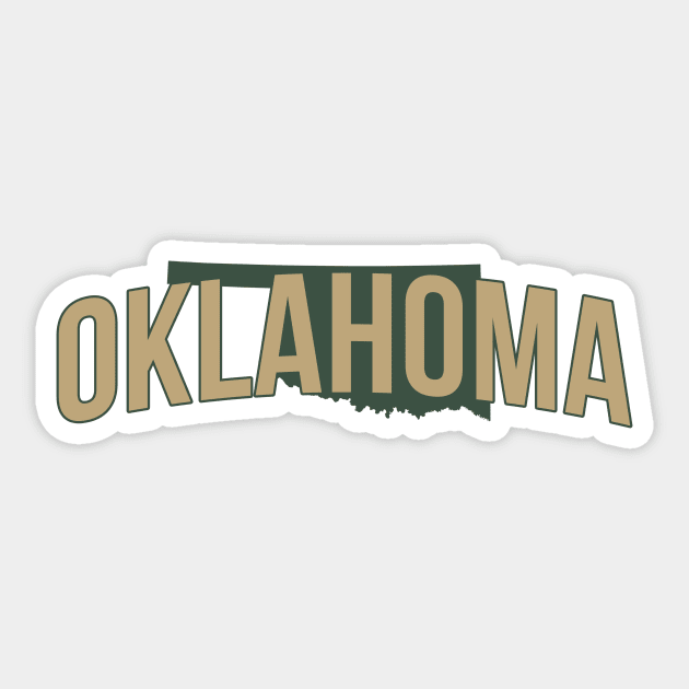 Oklahoma Sticker by Novel_Designs